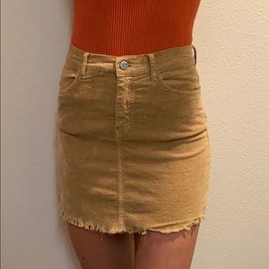 Corduroy skirt